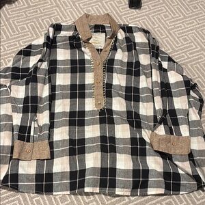 Black and White Fish Club Shirt